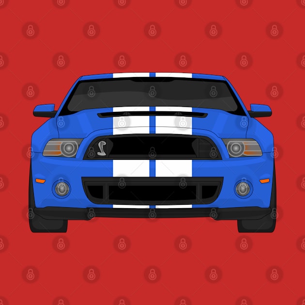 MUSTANG SHELBY GT500 BLUE by VENZ0LIC