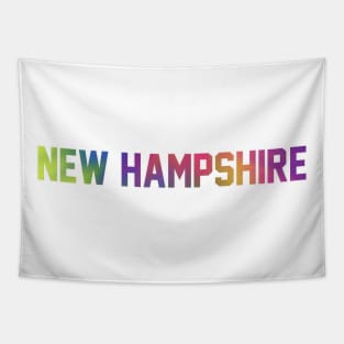 New Hampshire Tie dye Jersey Letters Tapestry