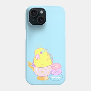 Yellow Parrotlet Tea Party Phone Case