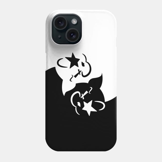 The World Ends With You – Gatito CAT Yin Yang Visionary Blend Pin Phone Case by kaeru