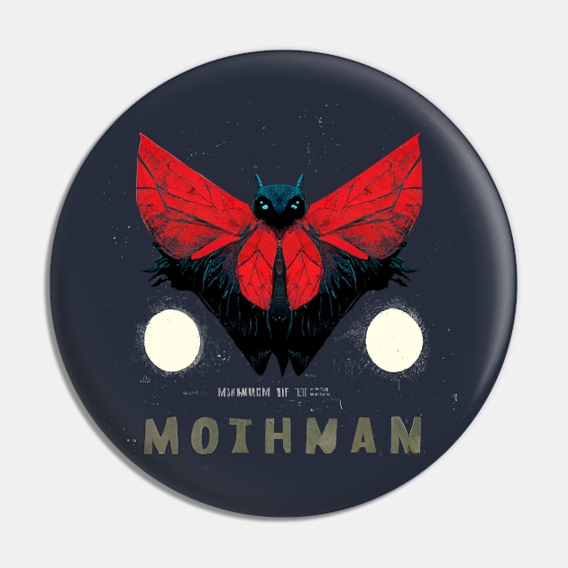 The mothman Pin by Corvons