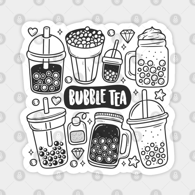 Bubble Tea Magnet by Mako Design 