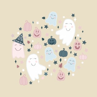 Ghostie Pattern T-Shirt