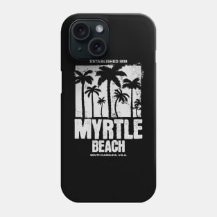 Myrtle Beach, South Carolina Palm Trees Phone Case