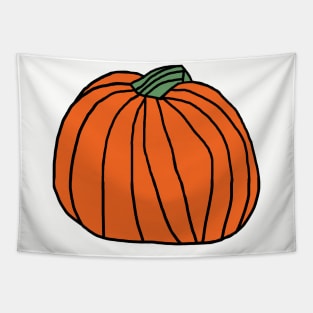 Big Orange Pumpkin Tapestry