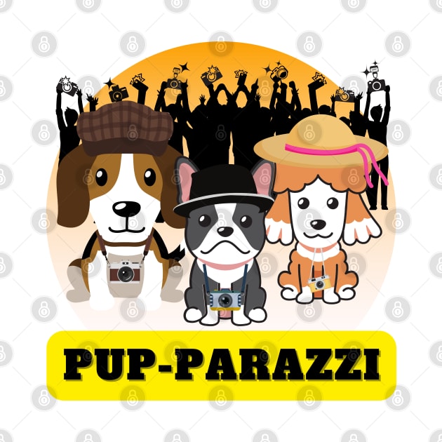 Pup-parazzi crowd - french bulldog french poodle beagle by Pet Station