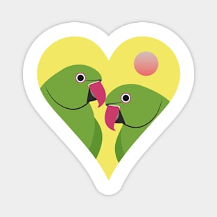 Parakeet Lovers Plain Edition Magnet