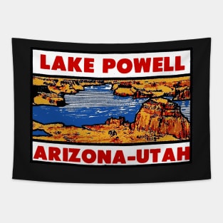 Vintage Style Lake Powell Design Tapestry