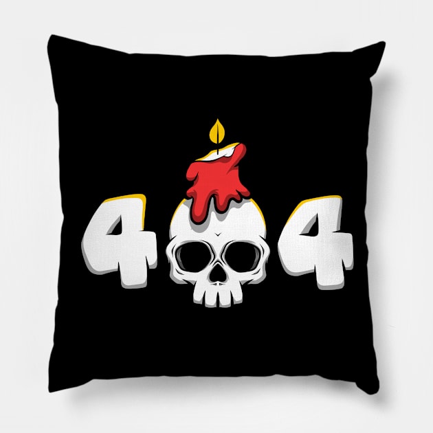 Error 404 Not Found Funny Internet Meme Humor Pillow by teeleoshirts