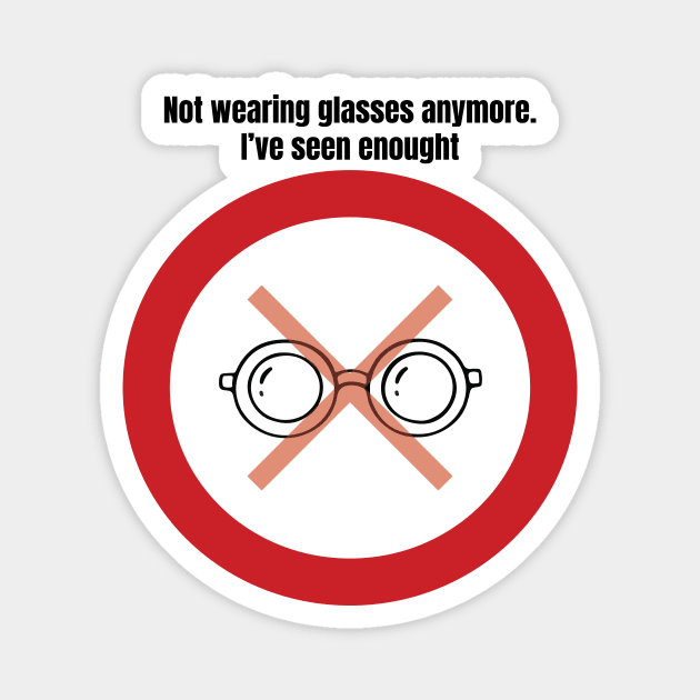 Glasses Magnet by mmdesign