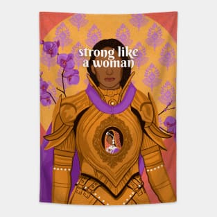 Strong like a woman Tapestry