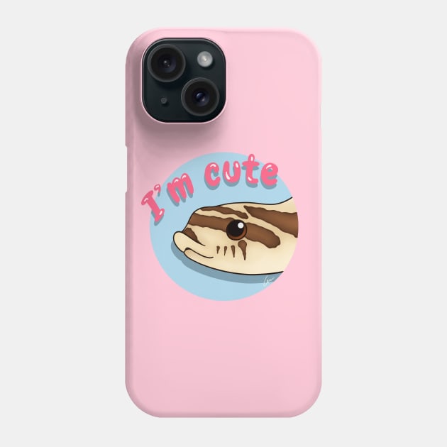 Cute Normal / Wildtype Western Hognose Snake Phone Case by anacecilia