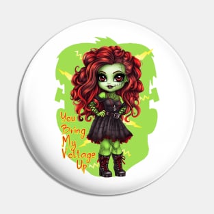 Cute Halloween Punk Girl - Halloween for Women Pin