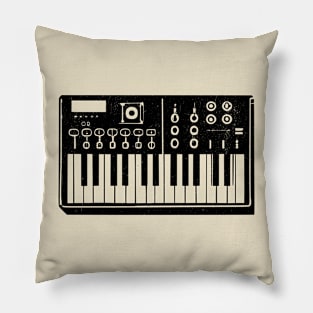 Synth Lover (Black) Pillow