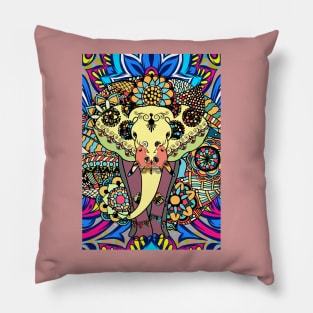 PERSIAN ART STYLE (ELEPHANT) Pillow