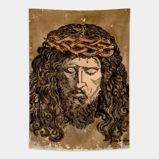 Jesus Christ face vintage Tapestry