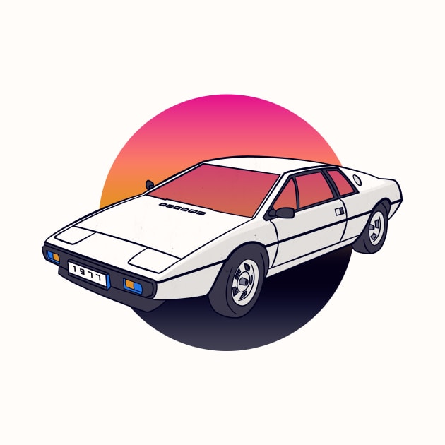 the vaporwave car of the future by sbsiceland