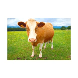 Cow Painitng T-Shirt