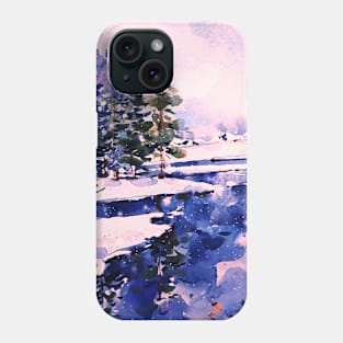 Snowy Symphony Phone Case