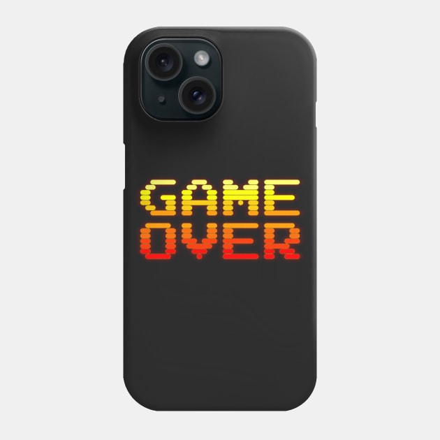 Game Over Phone Case by mannypdesign