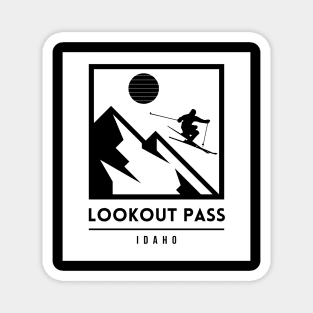 Lookout Pass ski Idaho usa Magnet