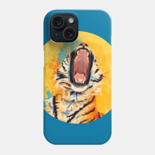 Wild Yawn - Tiger portrait Phone Case