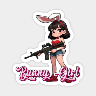 Tactical Bunny Girl Magnet