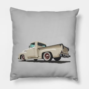 1956 Ford F1 - stylized Pillow