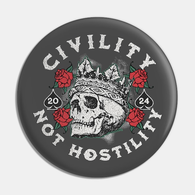 Civility Not Hostility Pin by Pixels, Prints & Patterns