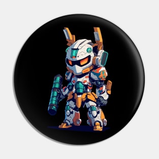 Tiny Mech Warrrior Pin