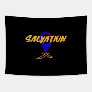 Salvation at the Cross Navigation Locator Tapestry