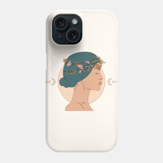 Moon Gazing Phone Case by TheOptimist