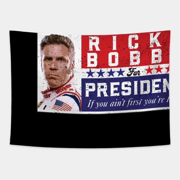 Ricky Bobby for President Tapestry by DavidLoblaw