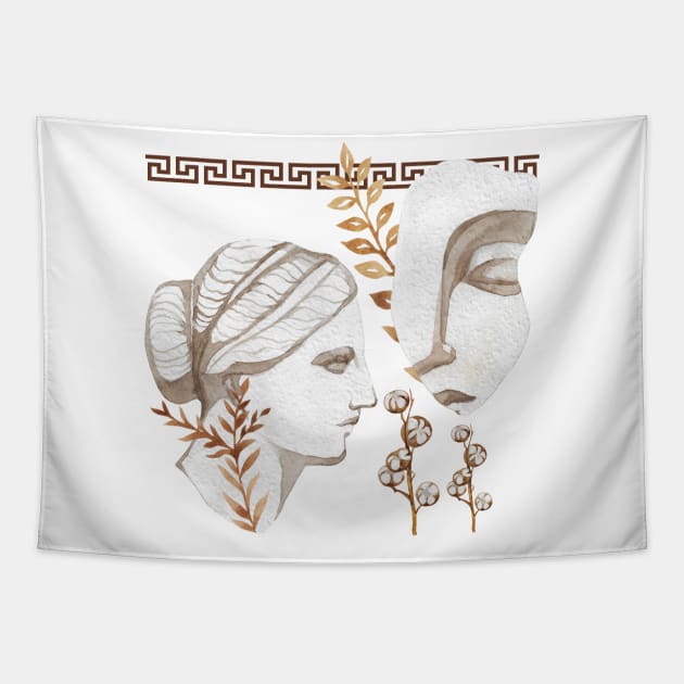 Ancient Greece Tapestry by BZART