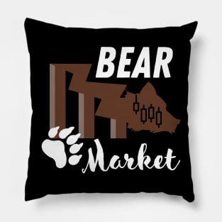 Bear Market Cryptocurrency Pillow