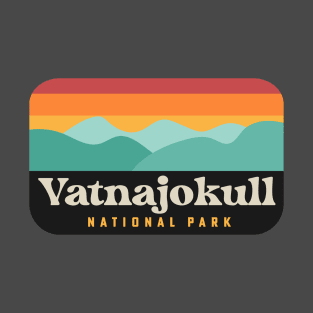 Vatnajokull National Park Iceland Camping Glacier Hike T-Shirt