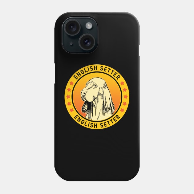 English Setter Dog Portrait Phone Case by millersye