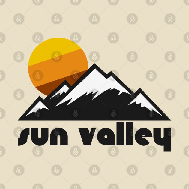 Retro Sun Valley ))(( Tourist Souvenir Travel Design by darklordpug