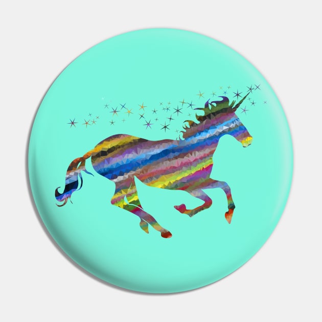 Sparkling Unicorn Pin by PatrioTEEism