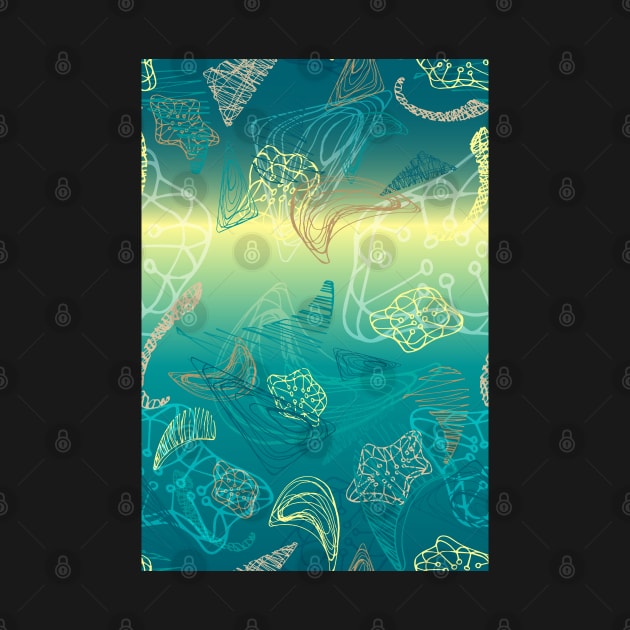 abstract deep see underwater pattern design by nobelbunt
