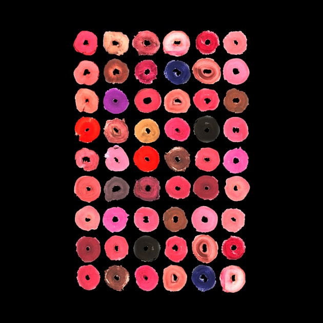 Lipstick Donuts by notsniwart