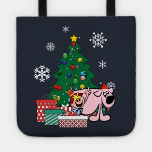 Tom Terrific And Mighty Manfred The Wonder Dog Around The Christmas Tree Tote