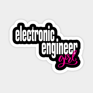 Electronic Engineer Girl Magnet