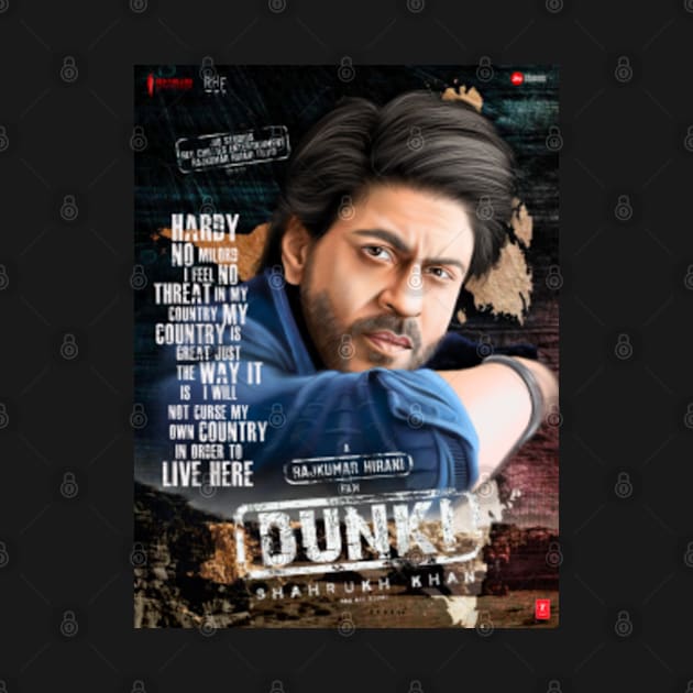 Dunki-art- srk by SAN ART STUDIO 