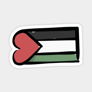 palestinian love flag Magnet