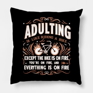 Adulting Sucks Pillow