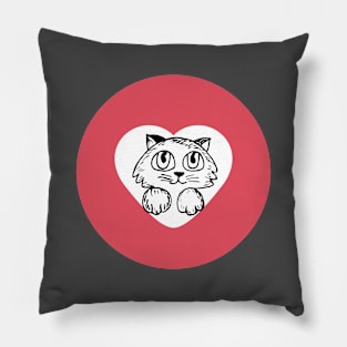 Cat lover/Cat in my heart Pillow