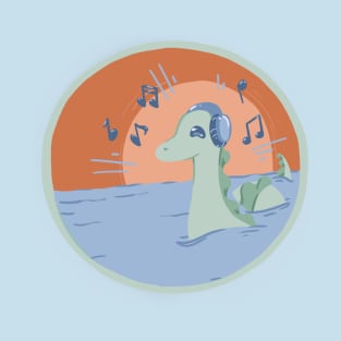 Modern Cryptids: Nessie Headphones T-Shirt