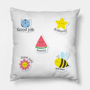 Mood Boost Sticker Pack! Pillow