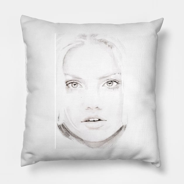 Blonde 4 Pillow by Grant Hudson